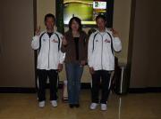 田中さんと小川君、秋山君